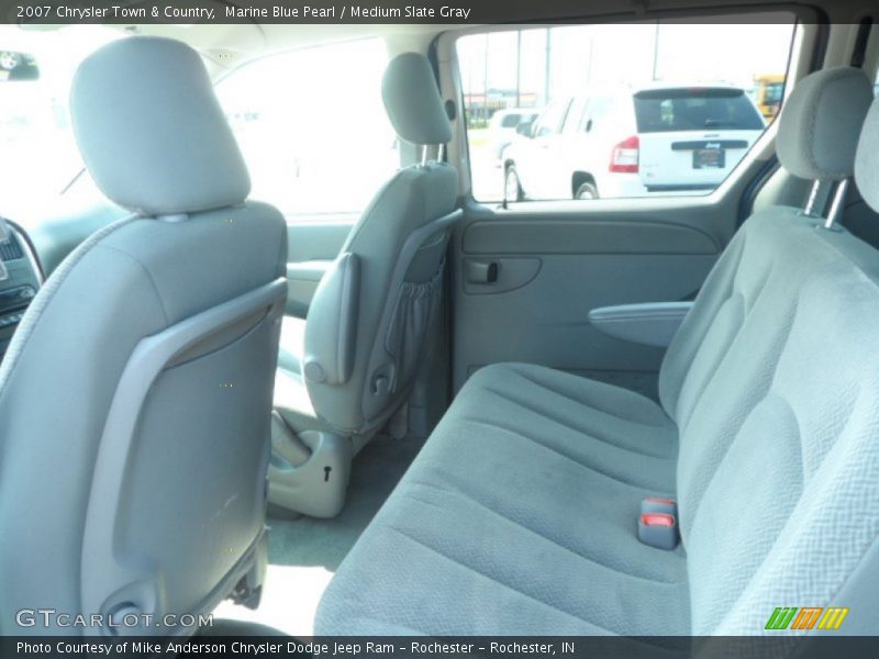 Marine Blue Pearl / Medium Slate Gray 2007 Chrysler Town & Country