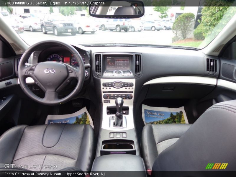 Liquid Platinum Silver / Graphite 2008 Infiniti G 35 Sedan