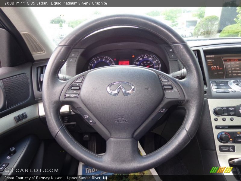 Liquid Platinum Silver / Graphite 2008 Infiniti G 35 Sedan