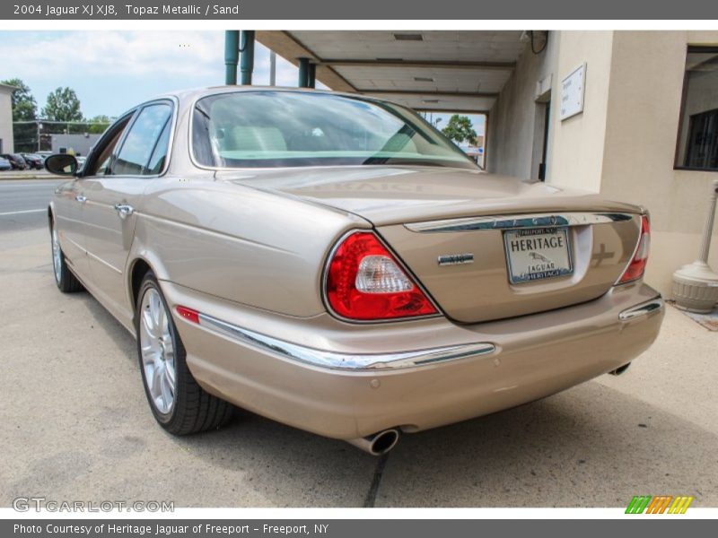 Topaz Metallic / Sand 2004 Jaguar XJ XJ8