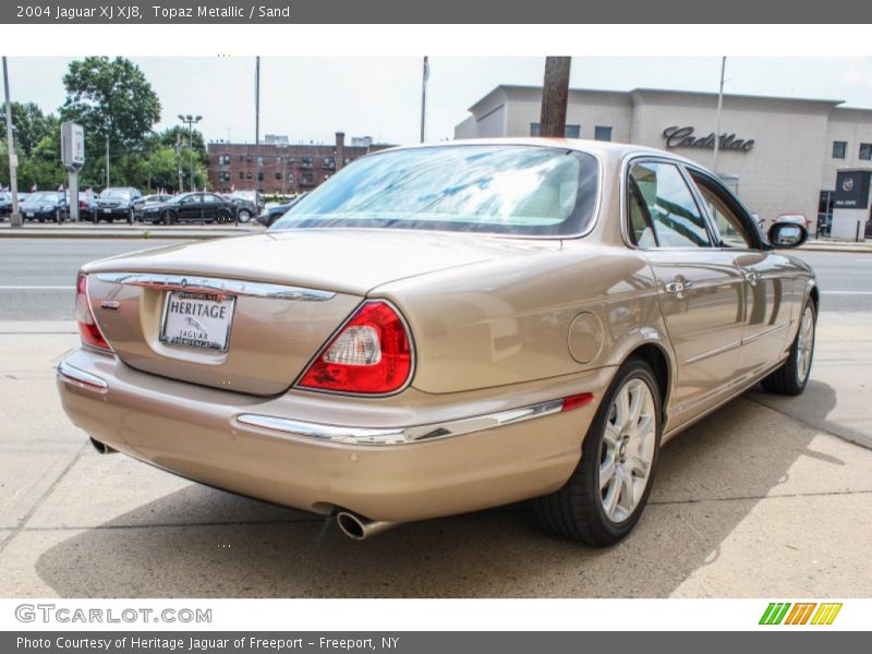 Topaz Metallic / Sand 2004 Jaguar XJ XJ8