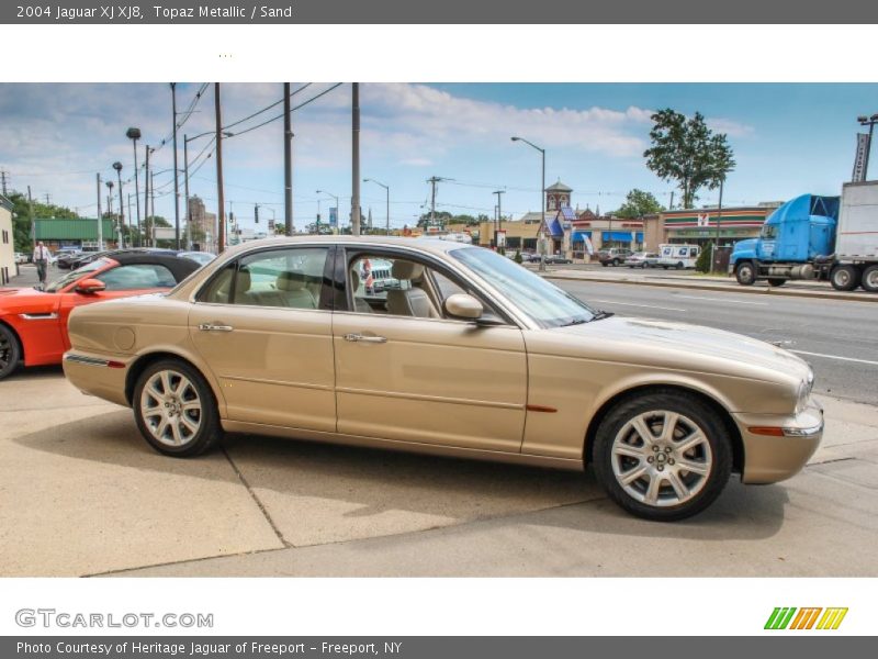 Topaz Metallic / Sand 2004 Jaguar XJ XJ8