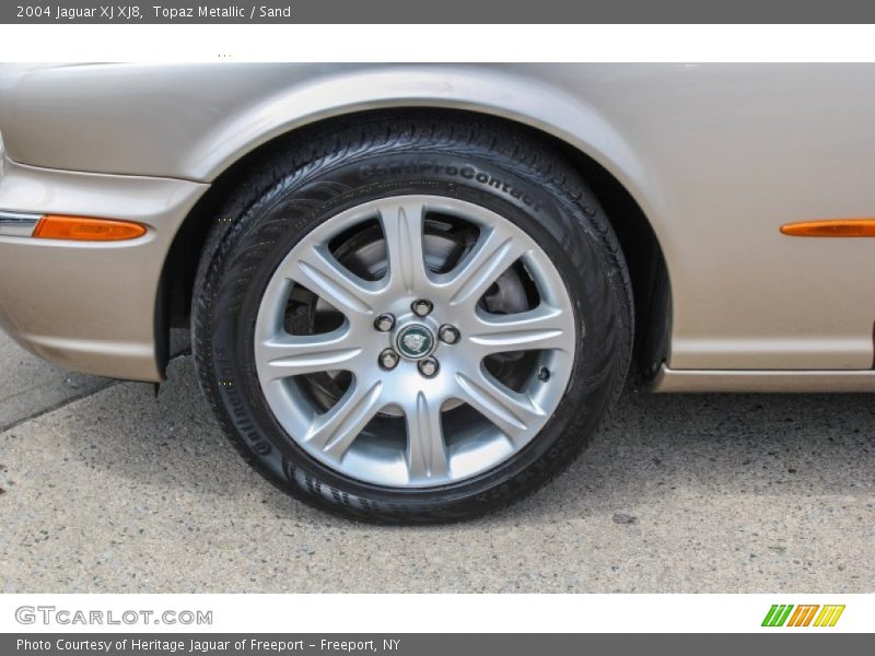 Topaz Metallic / Sand 2004 Jaguar XJ XJ8