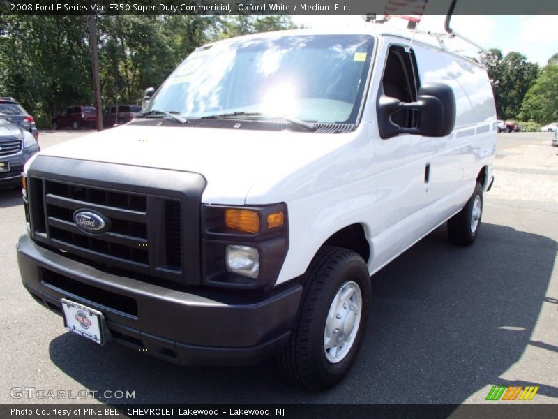 Oxford White / Medium Flint 2008 Ford E Series Van E350 Super Duty Commericial