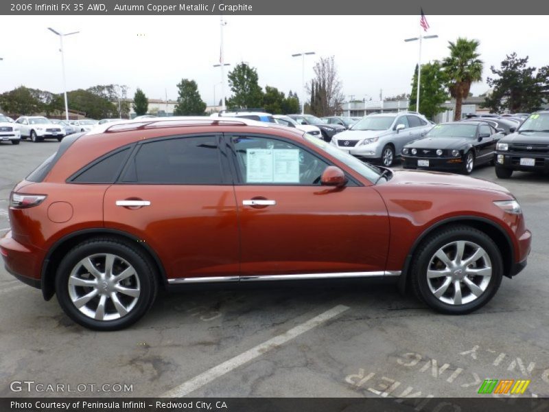 Autumn Copper Metallic / Graphite 2006 Infiniti FX 35 AWD