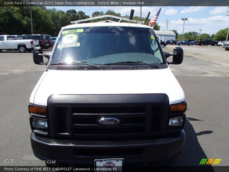 Oxford White / Medium Flint 2008 Ford E Series Van E350 Super Duty Commericial