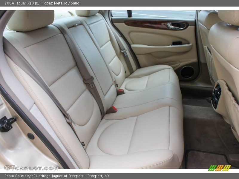 Topaz Metallic / Sand 2004 Jaguar XJ XJ8