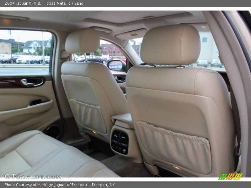 Topaz Metallic / Sand 2004 Jaguar XJ XJ8