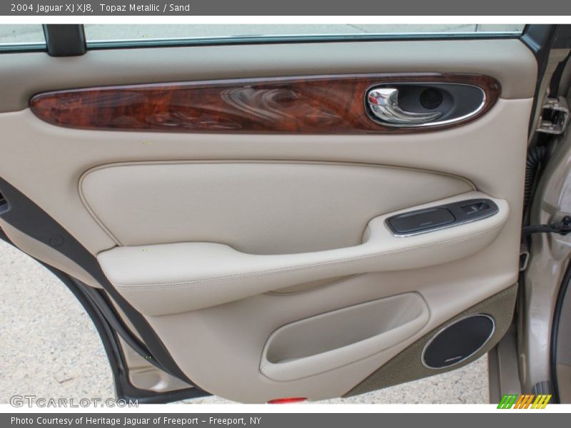 Topaz Metallic / Sand 2004 Jaguar XJ XJ8