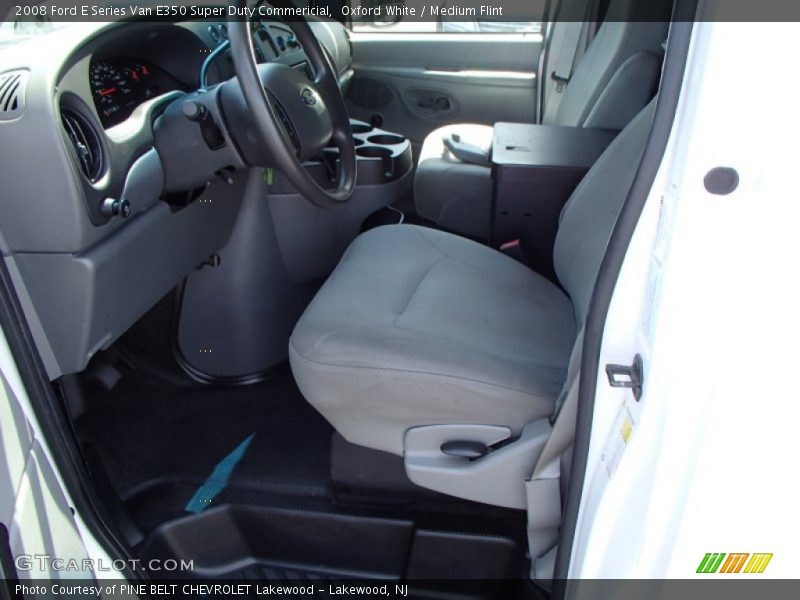 Oxford White / Medium Flint 2008 Ford E Series Van E350 Super Duty Commericial
