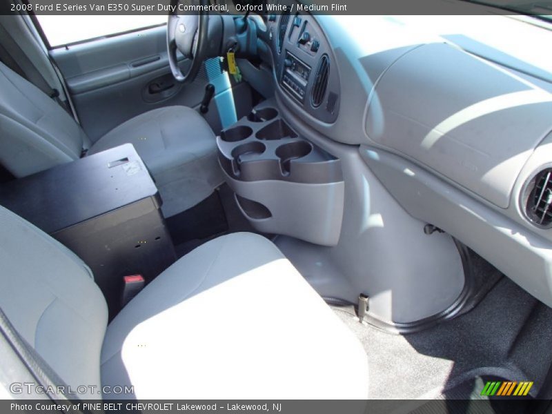 Oxford White / Medium Flint 2008 Ford E Series Van E350 Super Duty Commericial