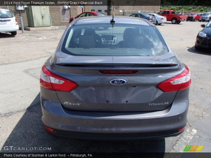 Sterling Gray / Charcoal Black 2014 Ford Focus Titanium Sedan