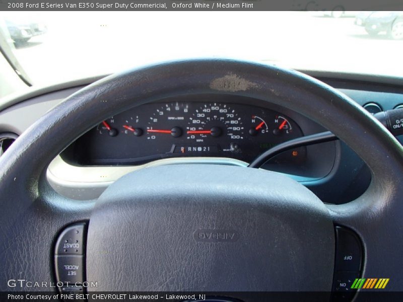Oxford White / Medium Flint 2008 Ford E Series Van E350 Super Duty Commericial