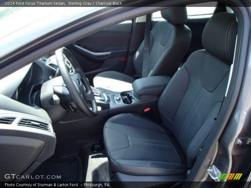 Front Seat of 2014 Focus Titanium Sedan