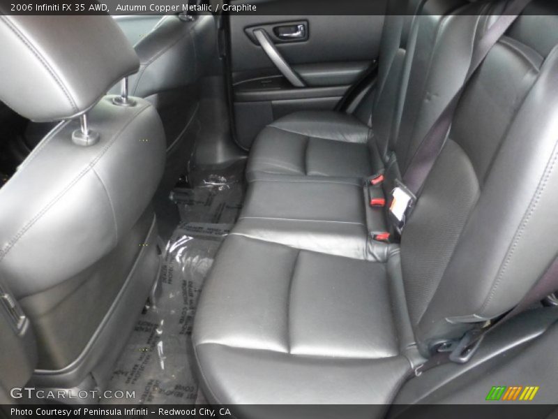 Rear Seat of 2006 FX 35 AWD