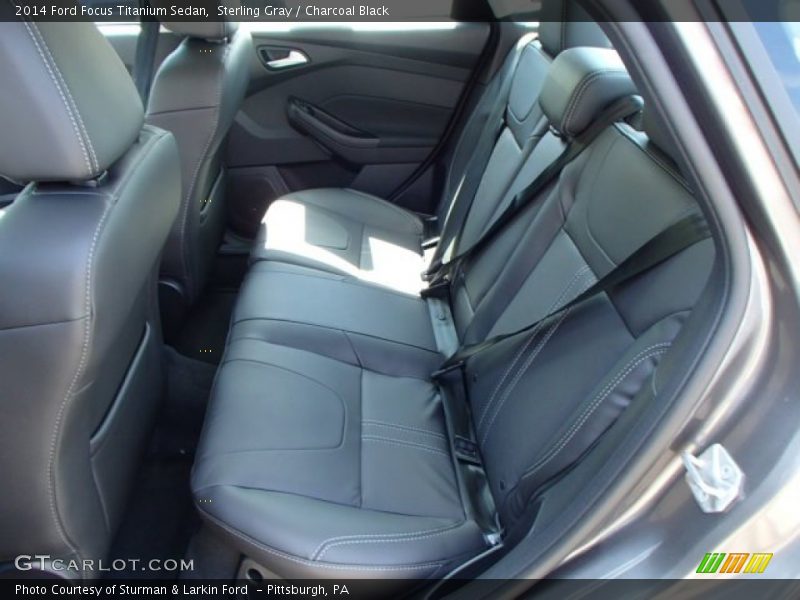 Rear Seat of 2014 Focus Titanium Sedan