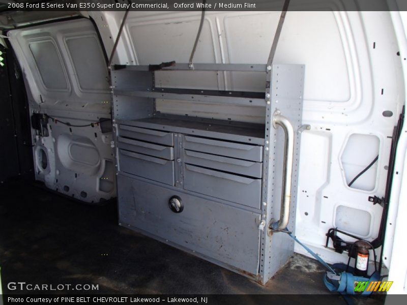 Oxford White / Medium Flint 2008 Ford E Series Van E350 Super Duty Commericial