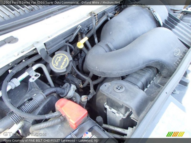 Oxford White / Medium Flint 2008 Ford E Series Van E350 Super Duty Commericial