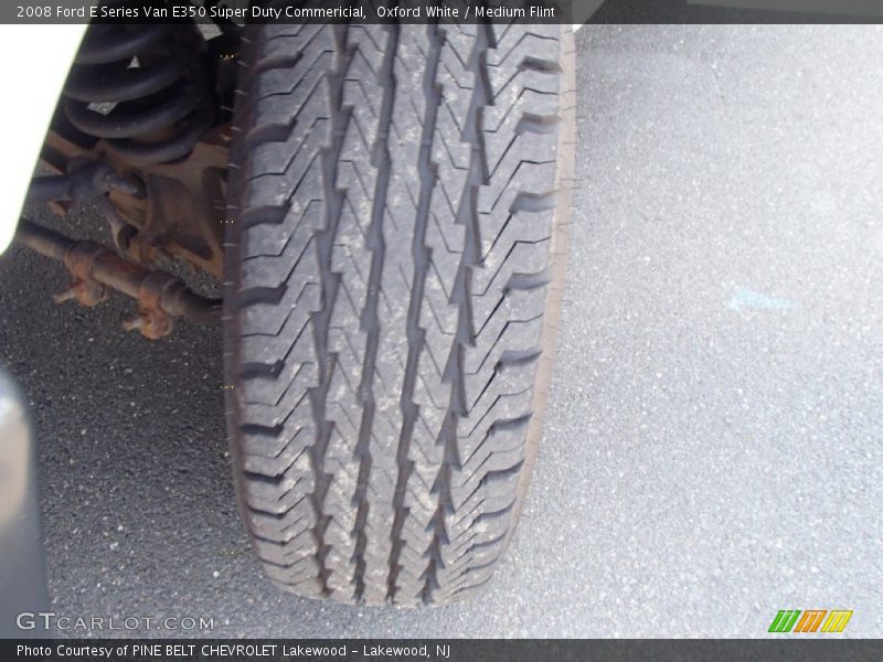 Oxford White / Medium Flint 2008 Ford E Series Van E350 Super Duty Commericial