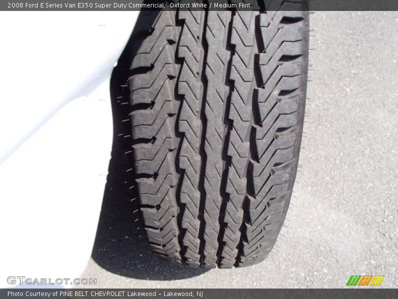 Oxford White / Medium Flint 2008 Ford E Series Van E350 Super Duty Commericial