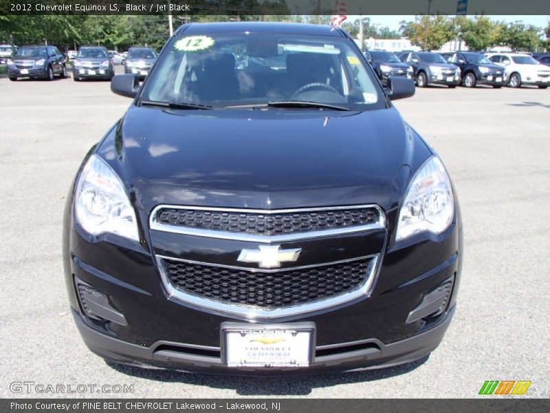 Black / Jet Black 2012 Chevrolet Equinox LS