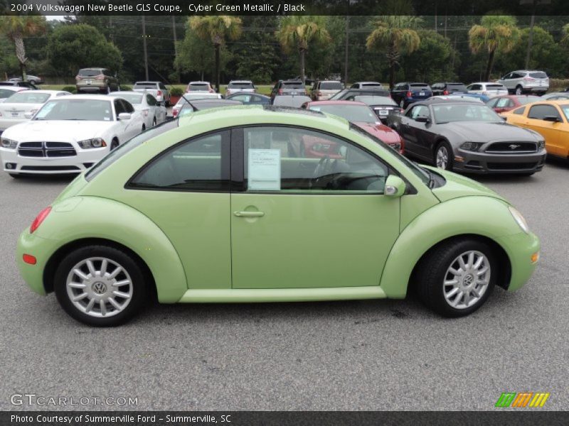 Cyber Green Metallic / Black 2004 Volkswagen New Beetle GLS Coupe