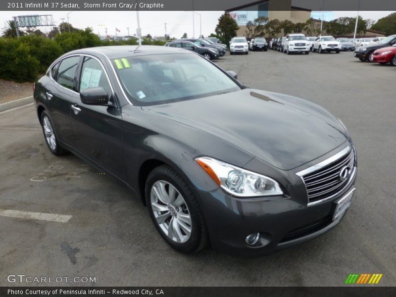 Storm Front Gray / Graphite 2011 Infiniti M 37 Sedan