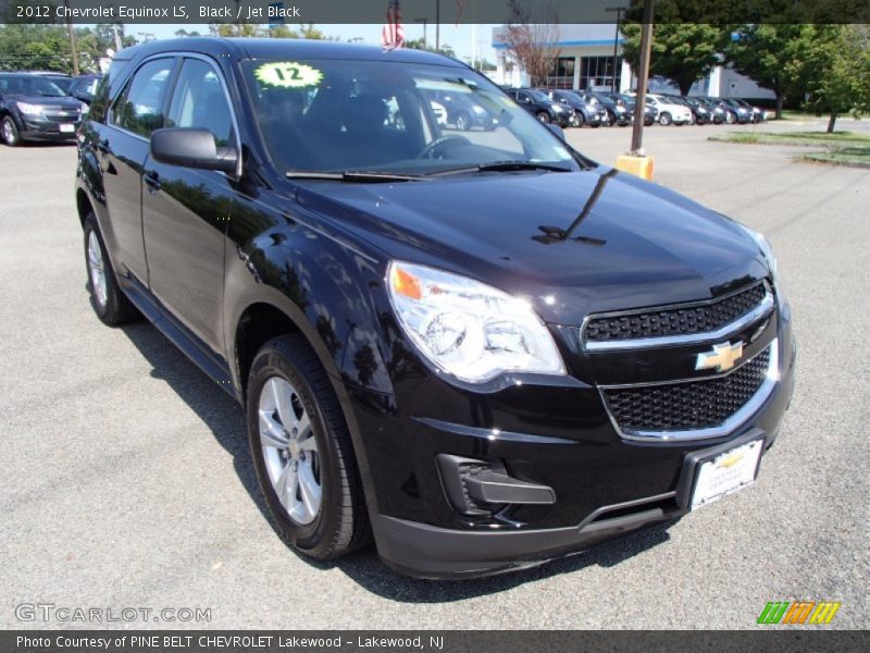 Black / Jet Black 2012 Chevrolet Equinox LS