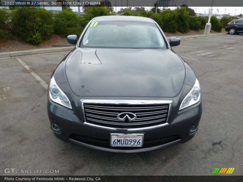 Storm Front Gray / Graphite 2011 Infiniti M 37 Sedan