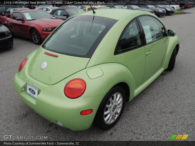 Cyber Green Metallic / Black 2004 Volkswagen New Beetle GLS Coupe