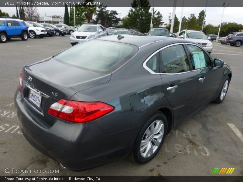 Storm Front Gray / Graphite 2011 Infiniti M 37 Sedan