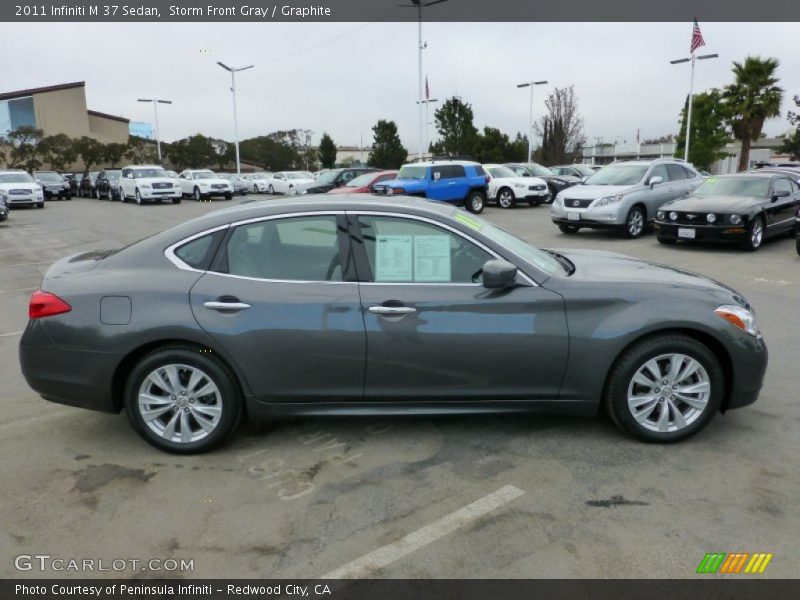 Storm Front Gray / Graphite 2011 Infiniti M 37 Sedan