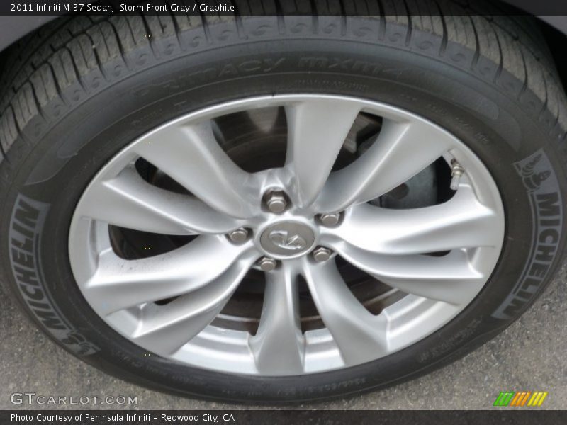 Storm Front Gray / Graphite 2011 Infiniti M 37 Sedan