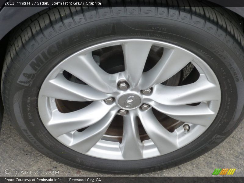 Storm Front Gray / Graphite 2011 Infiniti M 37 Sedan