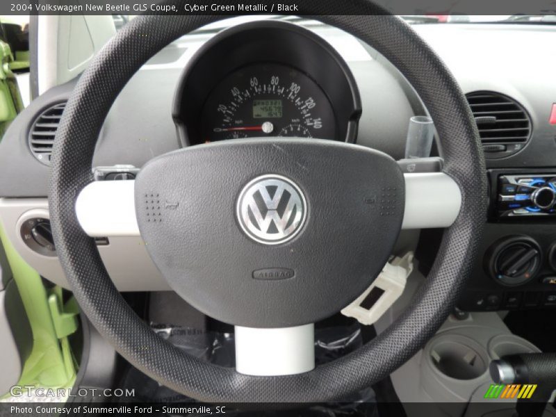 Cyber Green Metallic / Black 2004 Volkswagen New Beetle GLS Coupe