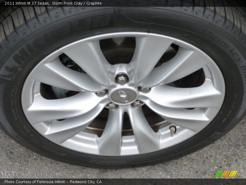 Storm Front Gray / Graphite 2011 Infiniti M 37 Sedan