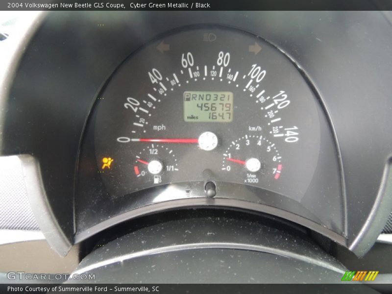 Cyber Green Metallic / Black 2004 Volkswagen New Beetle GLS Coupe
