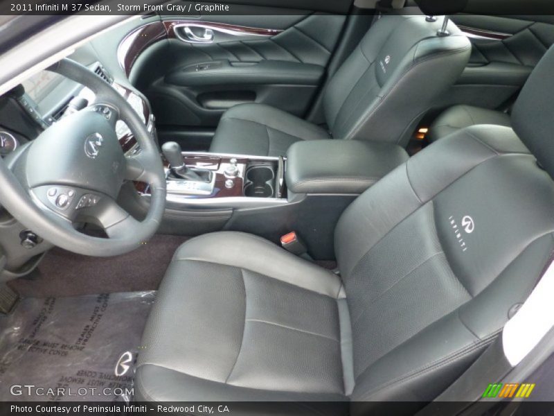 Storm Front Gray / Graphite 2011 Infiniti M 37 Sedan