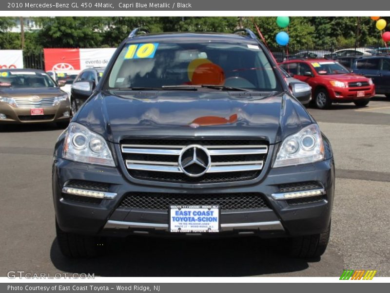 Capri Blue Metallic / Black 2010 Mercedes-Benz GL 450 4Matic