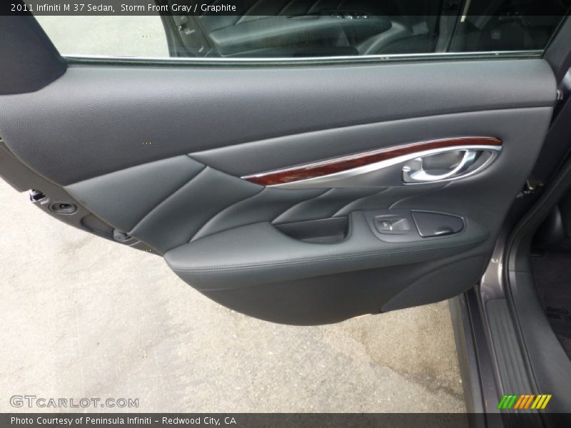 Storm Front Gray / Graphite 2011 Infiniti M 37 Sedan