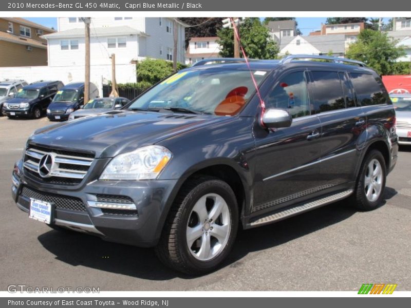 Capri Blue Metallic / Black 2010 Mercedes-Benz GL 450 4Matic