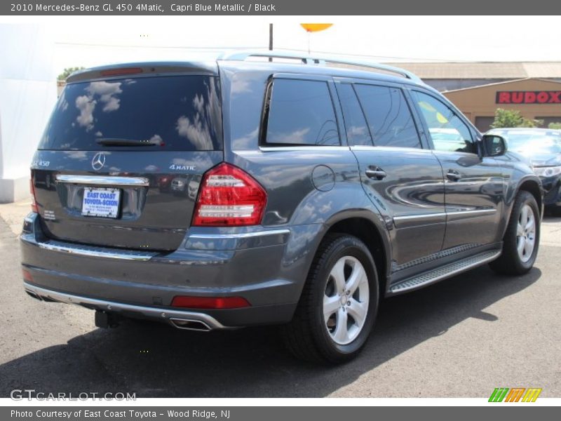 Capri Blue Metallic / Black 2010 Mercedes-Benz GL 450 4Matic