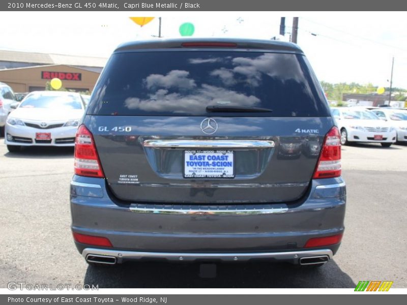 Capri Blue Metallic / Black 2010 Mercedes-Benz GL 450 4Matic
