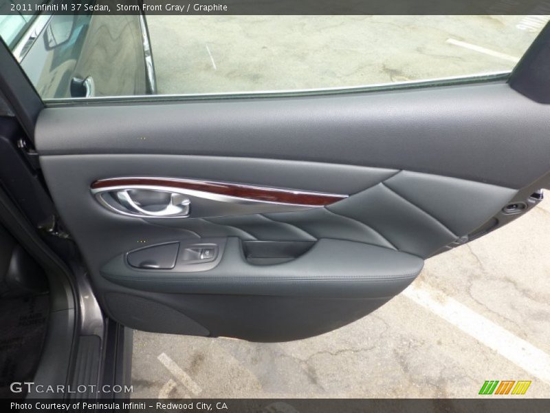 Storm Front Gray / Graphite 2011 Infiniti M 37 Sedan