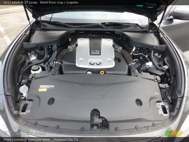 Storm Front Gray / Graphite 2011 Infiniti M 37 Sedan