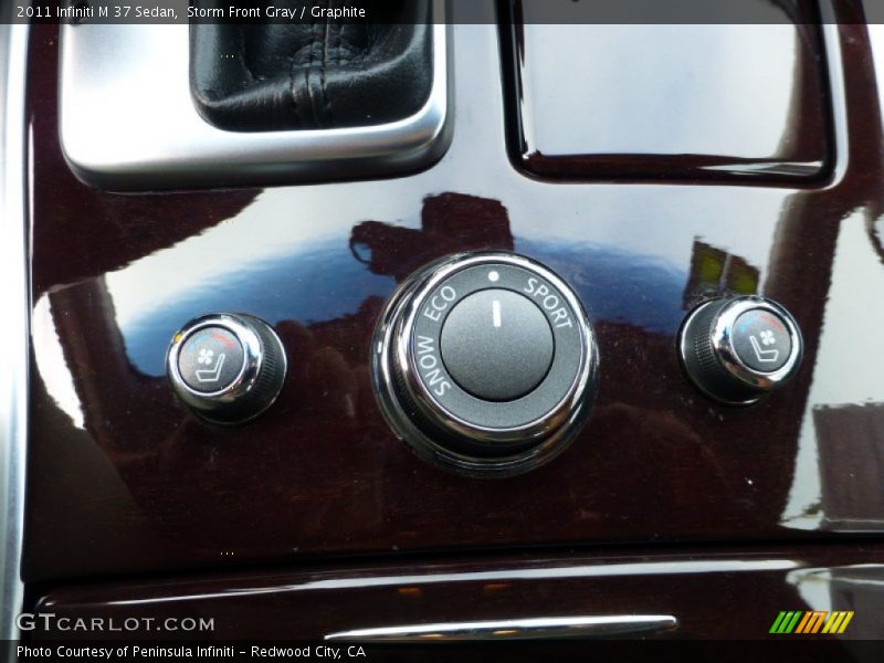 Storm Front Gray / Graphite 2011 Infiniti M 37 Sedan