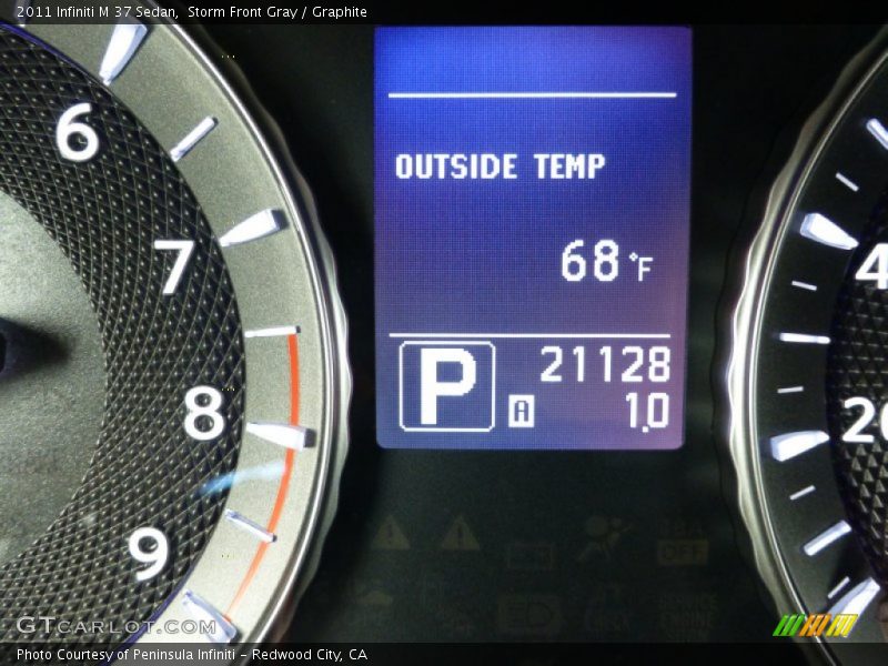 Storm Front Gray / Graphite 2011 Infiniti M 37 Sedan