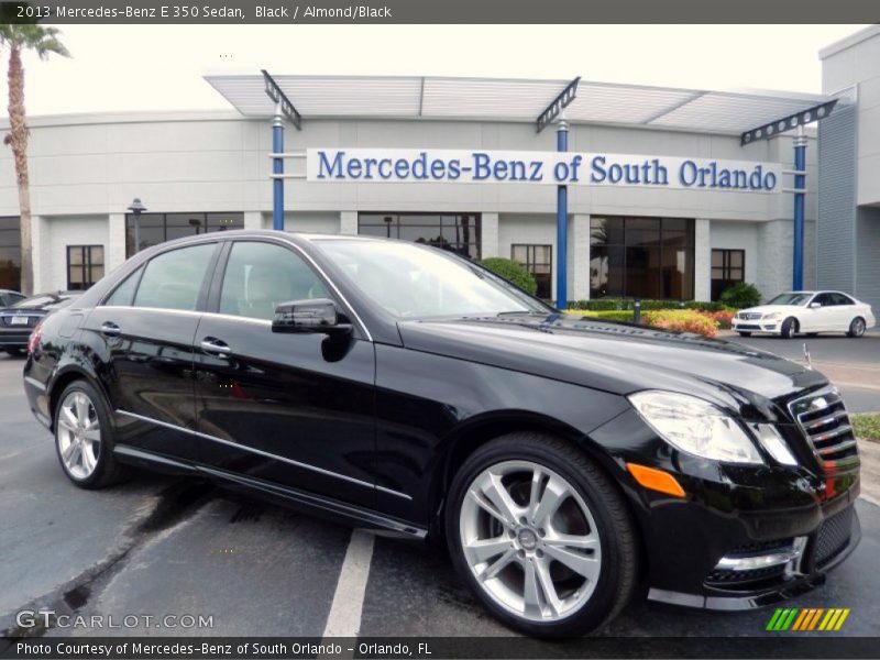 Black / Almond/Black 2013 Mercedes-Benz E 350 Sedan