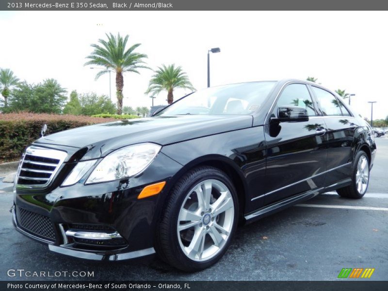 Black / Almond/Black 2013 Mercedes-Benz E 350 Sedan