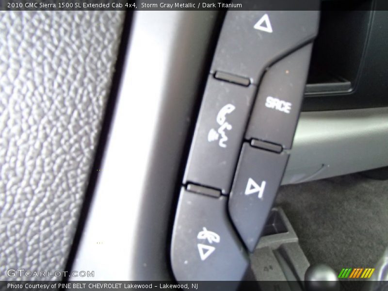 Storm Gray Metallic / Dark Titanium 2010 GMC Sierra 1500 SL Extended Cab 4x4